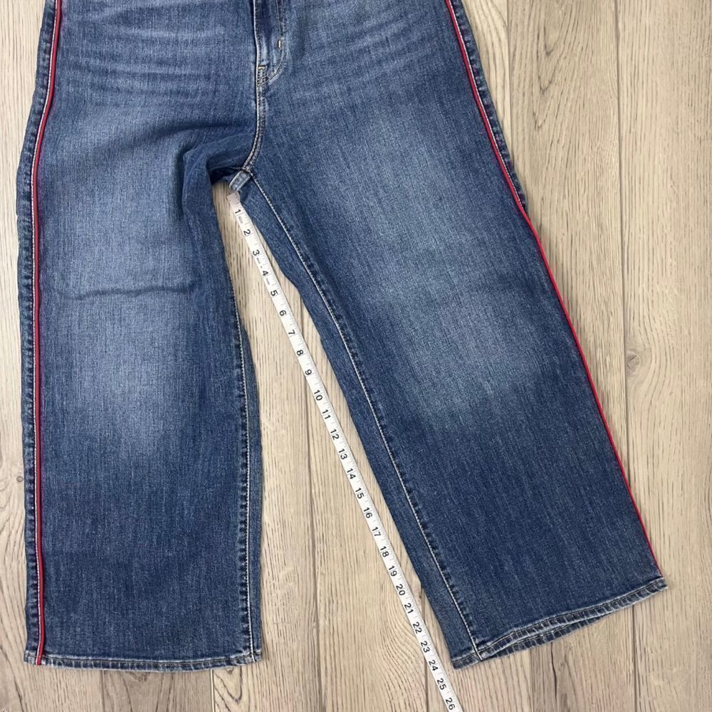 Levis Mile High Rise Wide Leg Women Size 29 Cotton Denim NEW Cropped Jeans Y2K - Picture 9 of 17